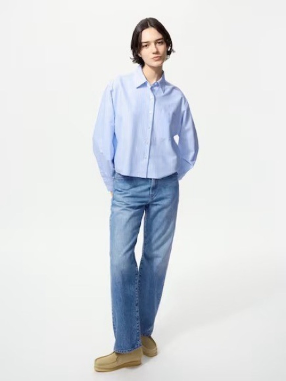 JW ANDERSON Straight-Leg Jeans in Blue Denim